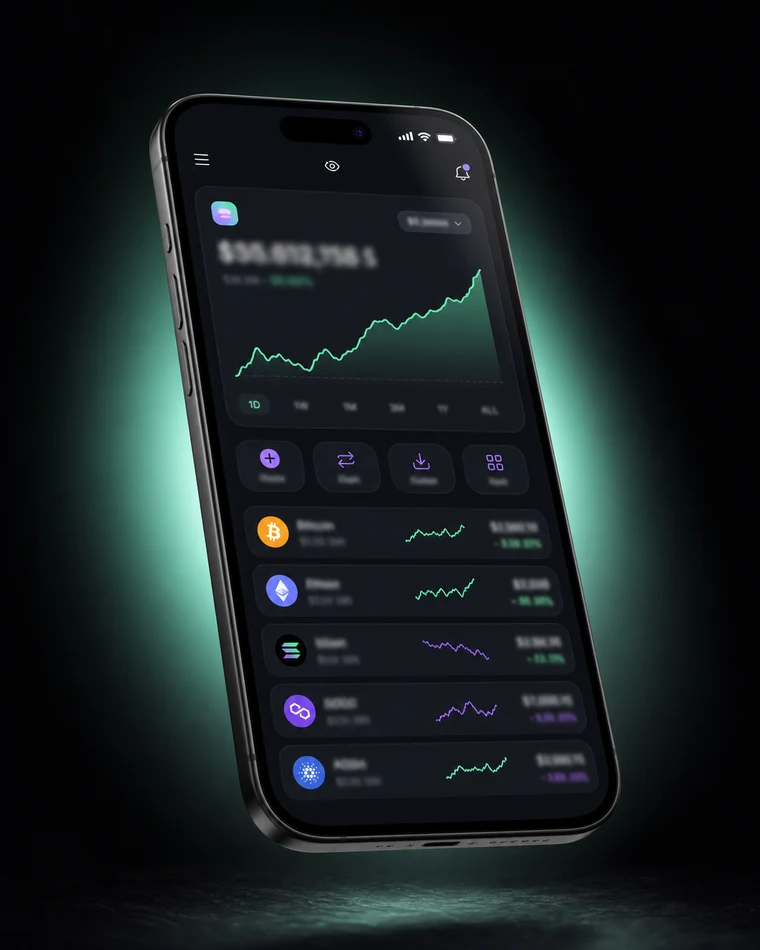 Actuatrades crypto app dashboard